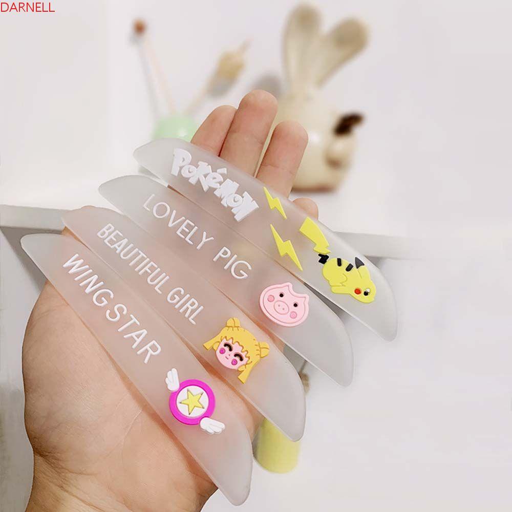 DARNELL Miếng Dán PVC Chống Trầy Xước Họa Tiết Hoạt Hình Trang Trí Cửa Xe Hơi