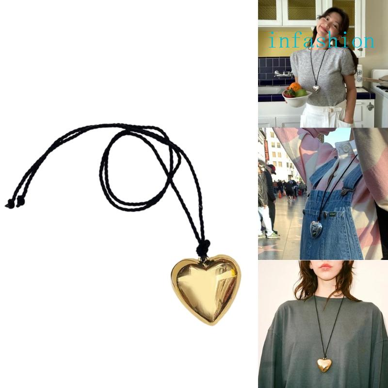 Vòng Cổ Choker Mặt Hình Nơ / Trái Tim Tùy Chỉnh Thời Trang Xinh Xắn