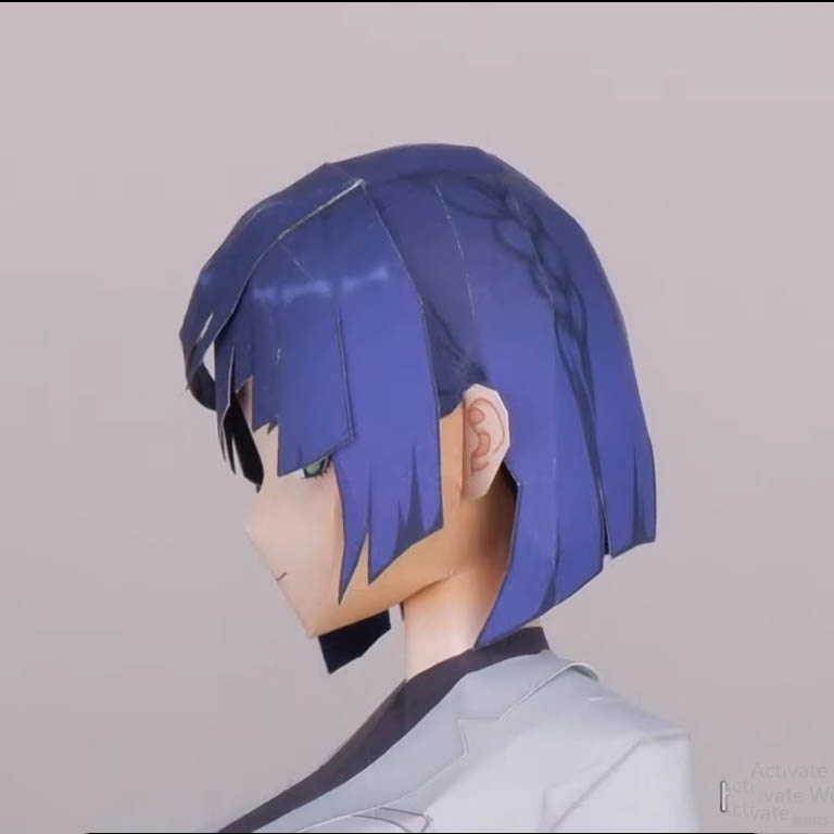 Mô hình giấy anime girl Anime Game  Yelan vest long sleeve