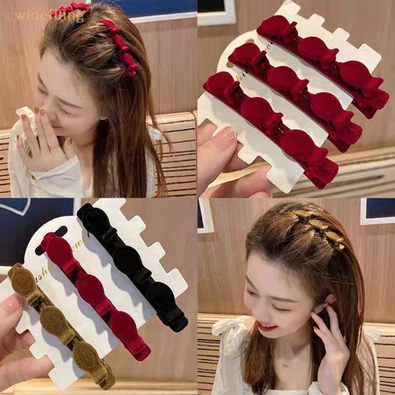 Kẹp Tóc Mái Bằng Nhựa Màu Đen Thời Trang Dành Cho Nữ