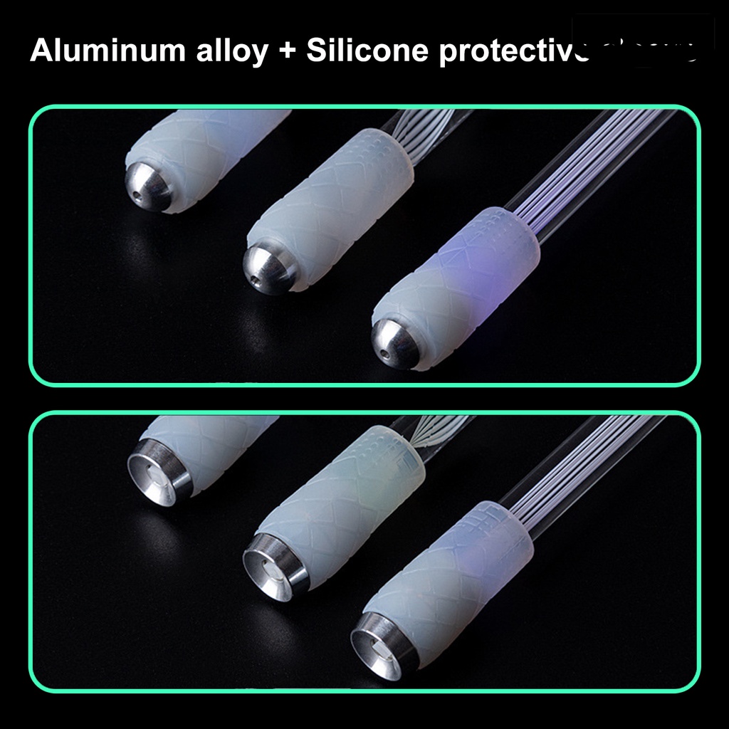 [WSTN]✎Bút Xoay Có Đèn LED Bằng Acrylic Chống Trượt