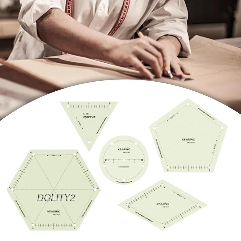 Set 5 Thước Ủi Đồ Thủ Công Chống Trượt Nhiều Hình Dạng