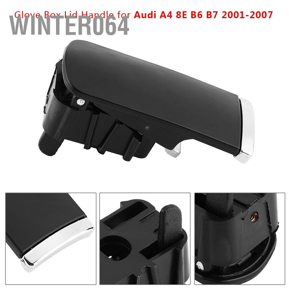 Winter064 Tay lái bên trái Hộp đựng găng tay Nắp cầm kéo cho Audi A4 8E B6 B7 2001-2007