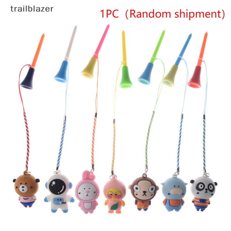 1 Phụ Kiện Giữ Bóng Golf Chống Mất Họa Tiết Hoạt Hình Bằng Cao Su