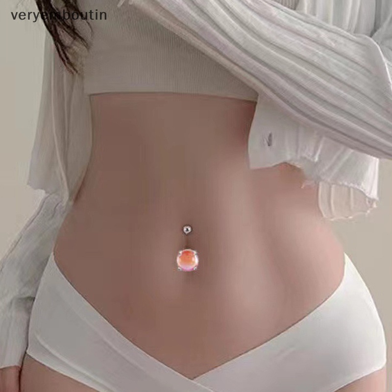 Khuyên Rốn Bằng Thép Không Gỉ Màu Kẹo Gợi Cảm Thời Trang Cho Nữ