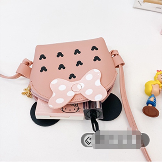 Disney Túi Đeo Chéo Hình Chuột mickey minnie Dễ Thương Cho Bé