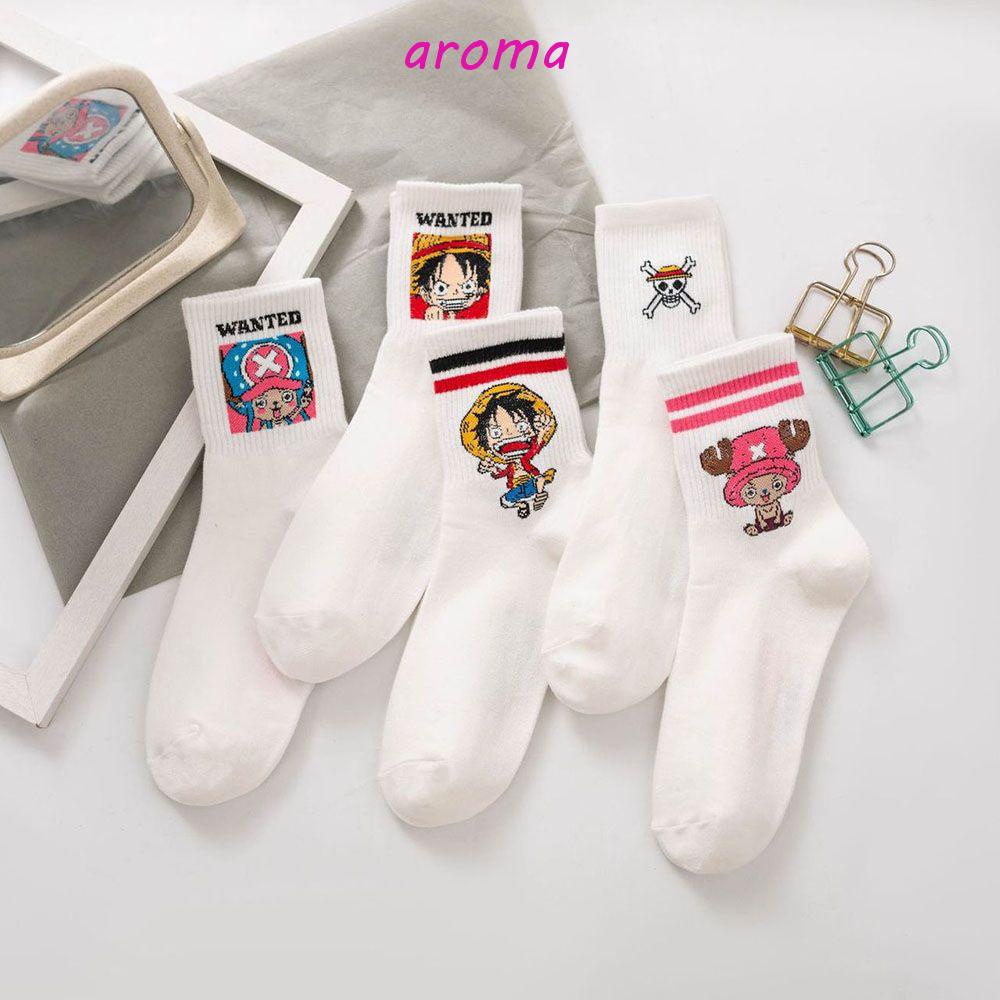 AROMA Vớ Cotton Thoáng Khí Thoải Mái Họa Tiết Hoạt Hình Đáng Yêu