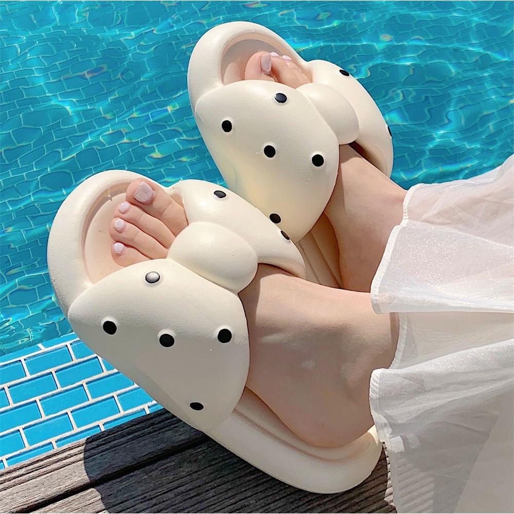 UOUO  dép Thời Trang Đơn Giản Cho Nữ dép bánh mì Chống trượt Thoải mái Thoáng khí Trendy ins Hàn Quốc Đẹp B91H0G3 37Z230910