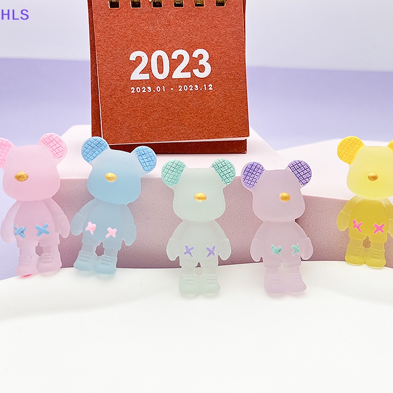 Bộ 10 Gấu Hoạt Hình Phát Quang Trang Trí Nhà Búp Bê / Xe Hơi DIY