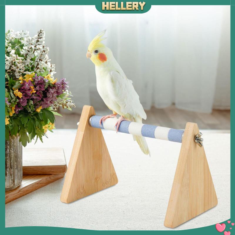 Giá Đỡ Đứng Bằng Gỗ Dùng Huấn Luyện Chim Cảnh Tiện Dụng