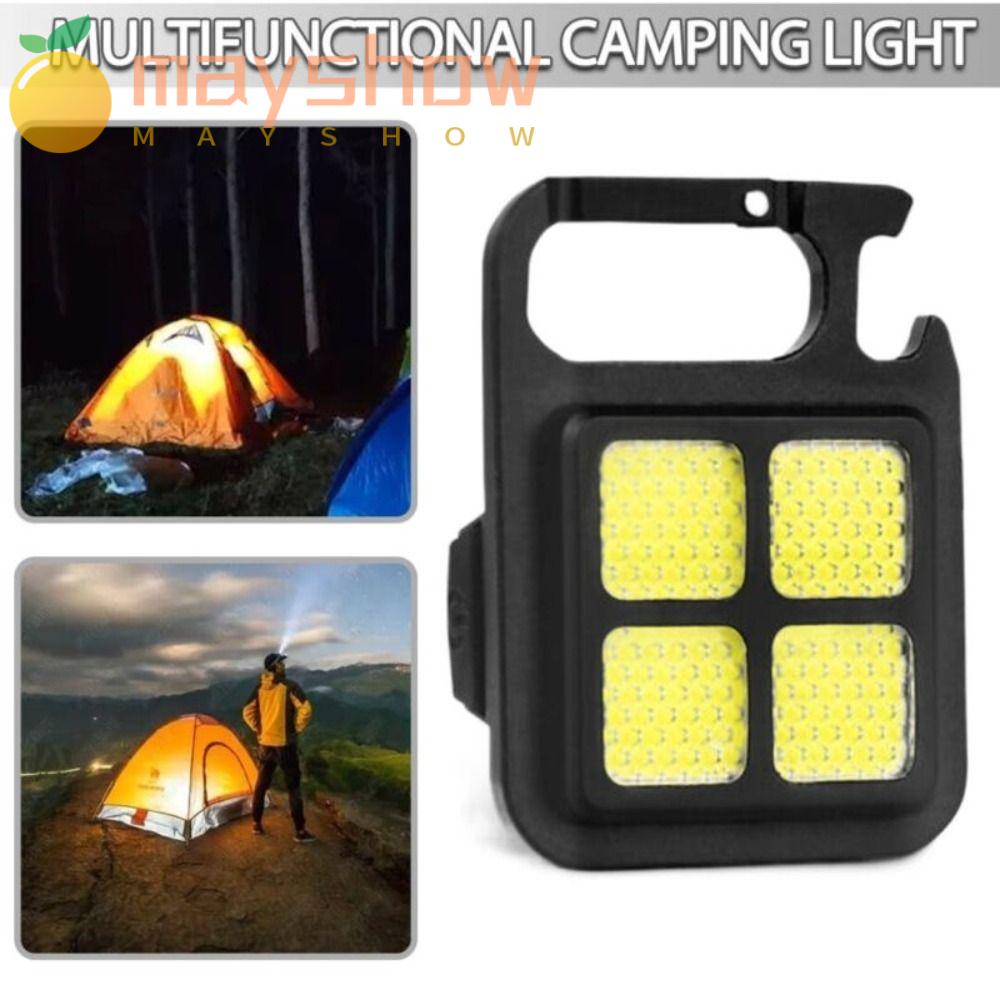 MAYSHOW Đèn COB Mini Đa Năng Sạc USB Có Móc Khóa Tiện Lợi