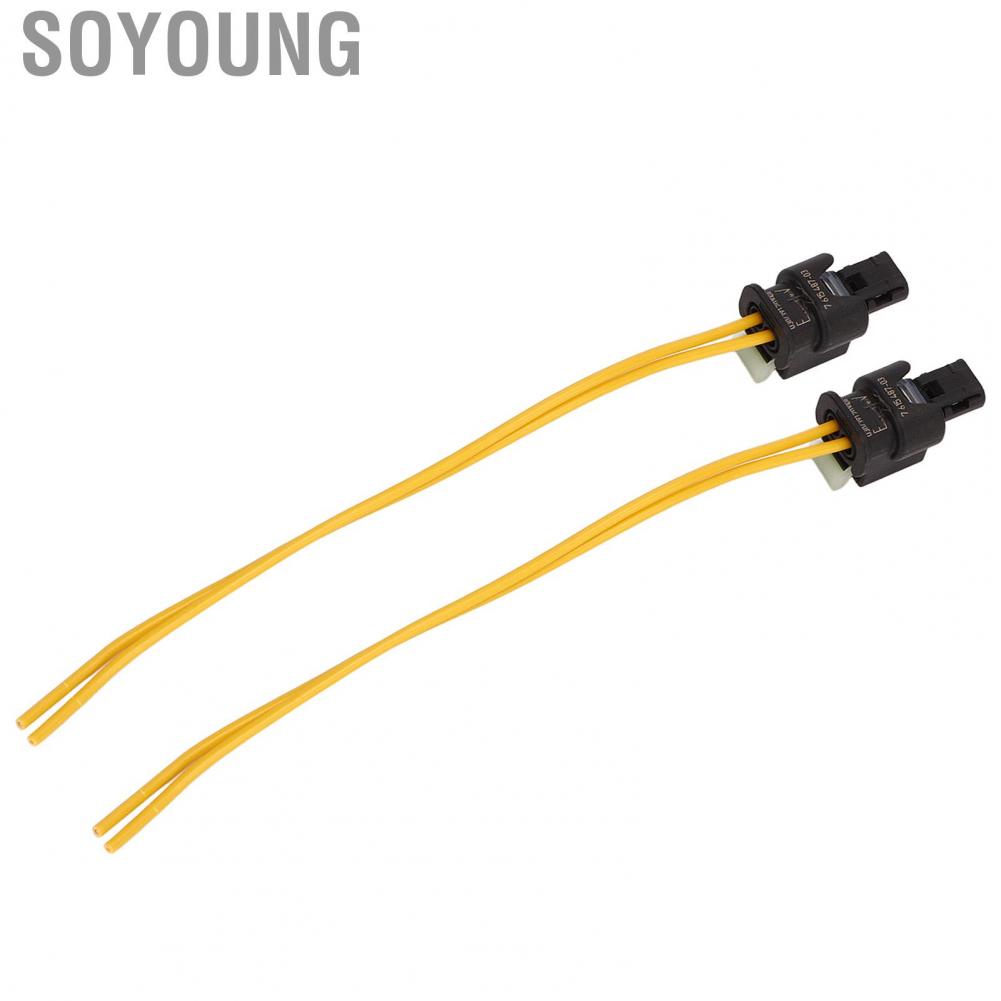 Soyoung 2Pcs ABS Connector Wiring Pigtail Replacement For Cls550 W218  Daytime