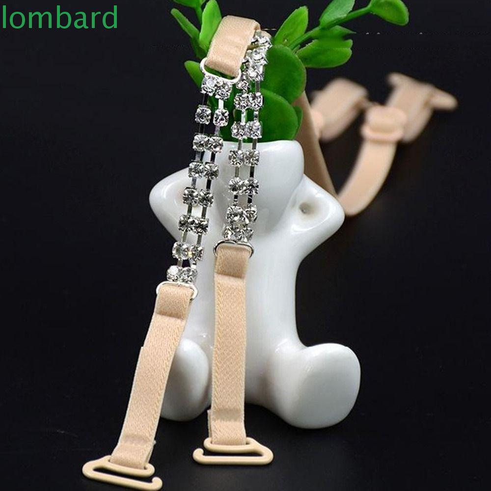 LOMBARD Dây Đeo Vai Bằng Polyester Đính Kim Cương Chống Trượt Thay Thế Cho Áo Ngực