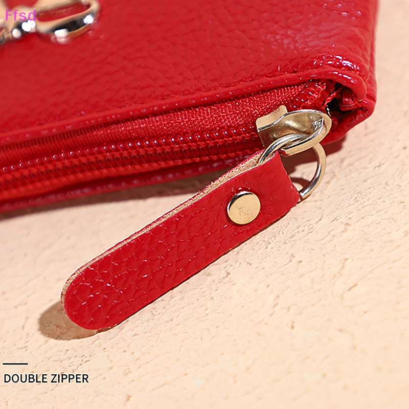 Ví Da PU Mini Cầm Tay Đựng Tiền Xu Và Thẻ Tiện Dụng Cho Nữ