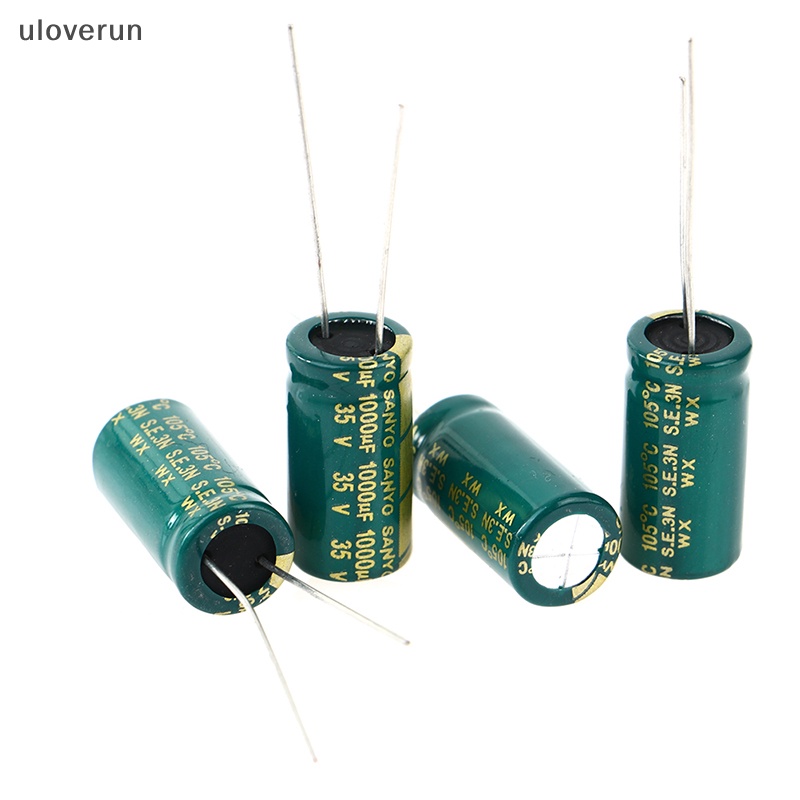 Uloverun Bộ 10 Linh Kiện Điện Tử 35V 1000UF Kích Thước 10 * 20MM vn