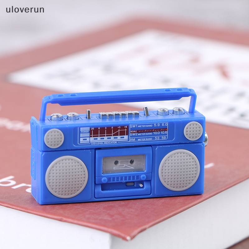 Uloverun Mô Hình radio Mini Trang Trí Nhà Búp Bê vn