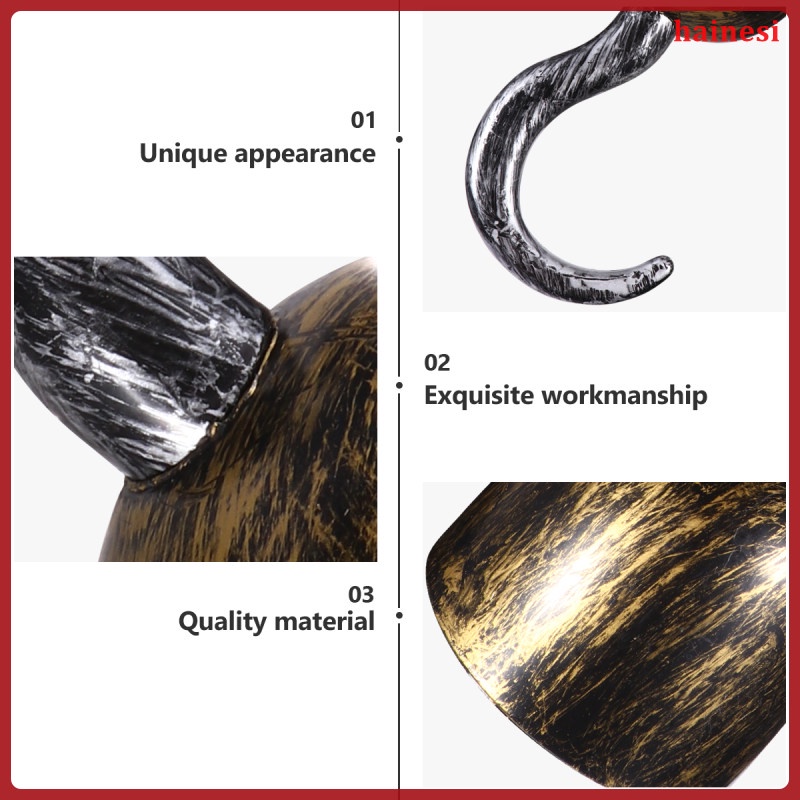 Set 3 Móc Nhựa Hóa Trang Cướp Biển Caribbean Cho Bé