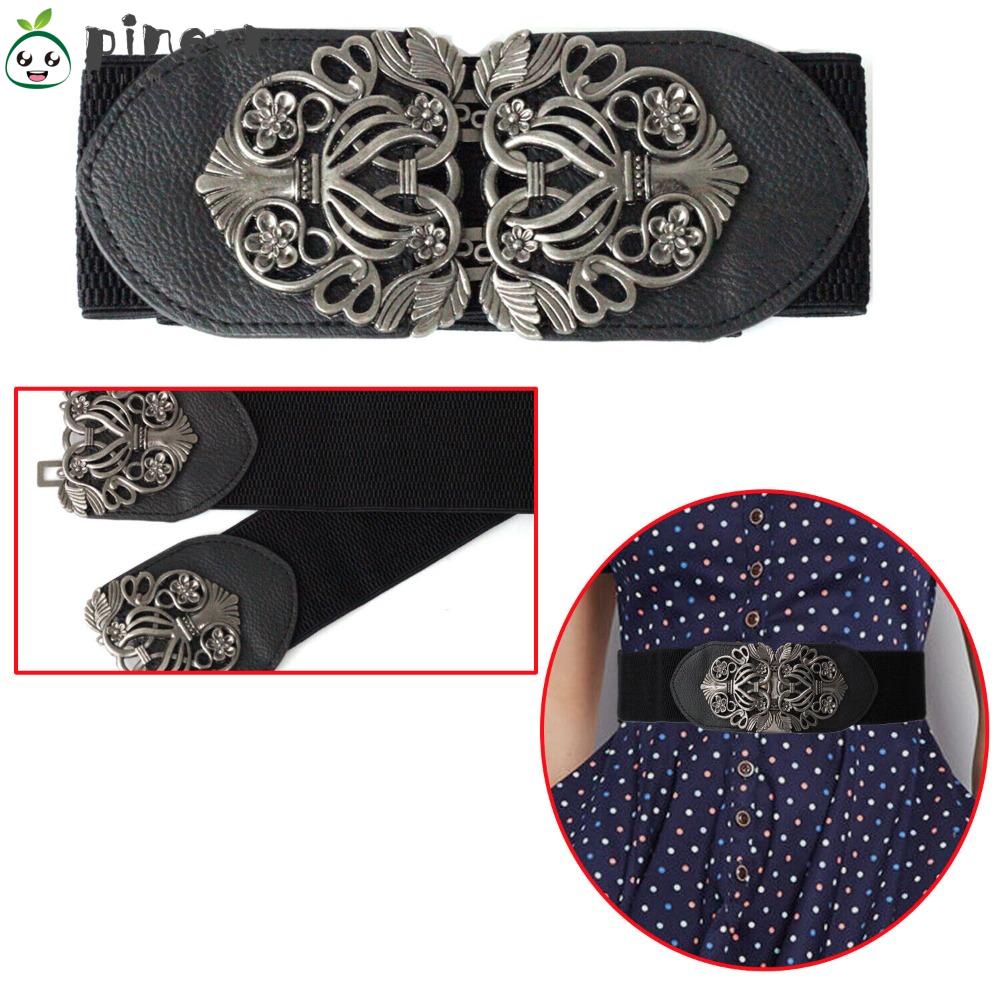 PINEVN Thắt Lưng Bản Rộng Co Giãn Thời Trang