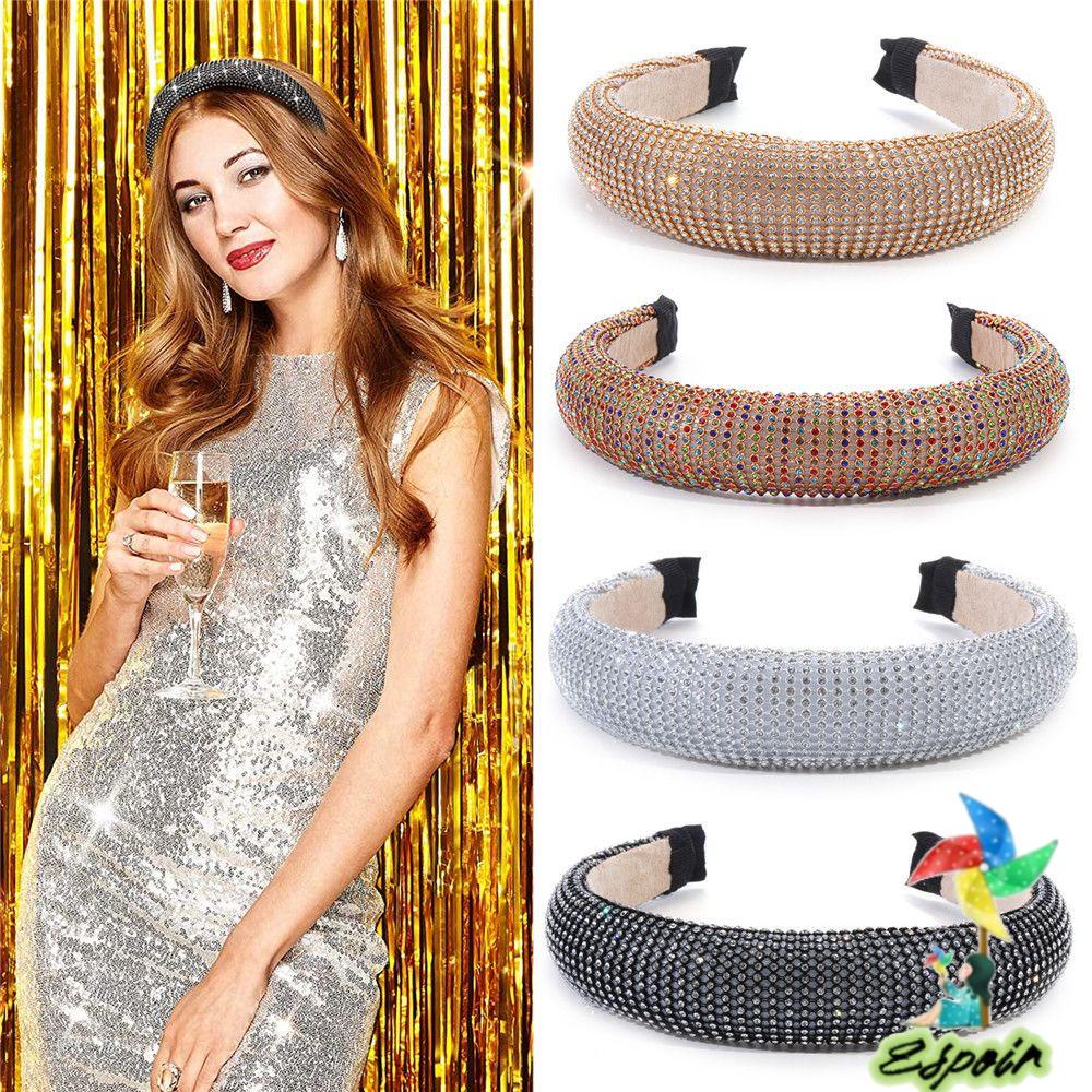 ESPO Băng Đô Cài Tóc Đính Đá Pha Lê Thời Trang