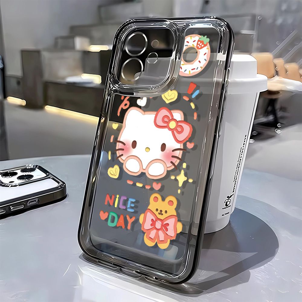 Ốp Điện Thoại Dẻo Họa Tiết Hoạt Hình Hello Kitty Dễ Thương Cho iPhone14Pro11 87 13 Sxxxa