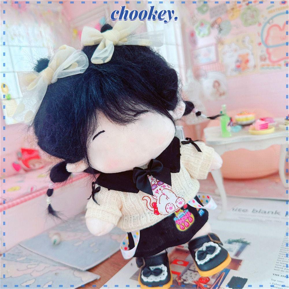 CHOOKEY Bộ Trang Phục Cotton Đầy Màu Sắc Dành Cho Búp Bê 20cm