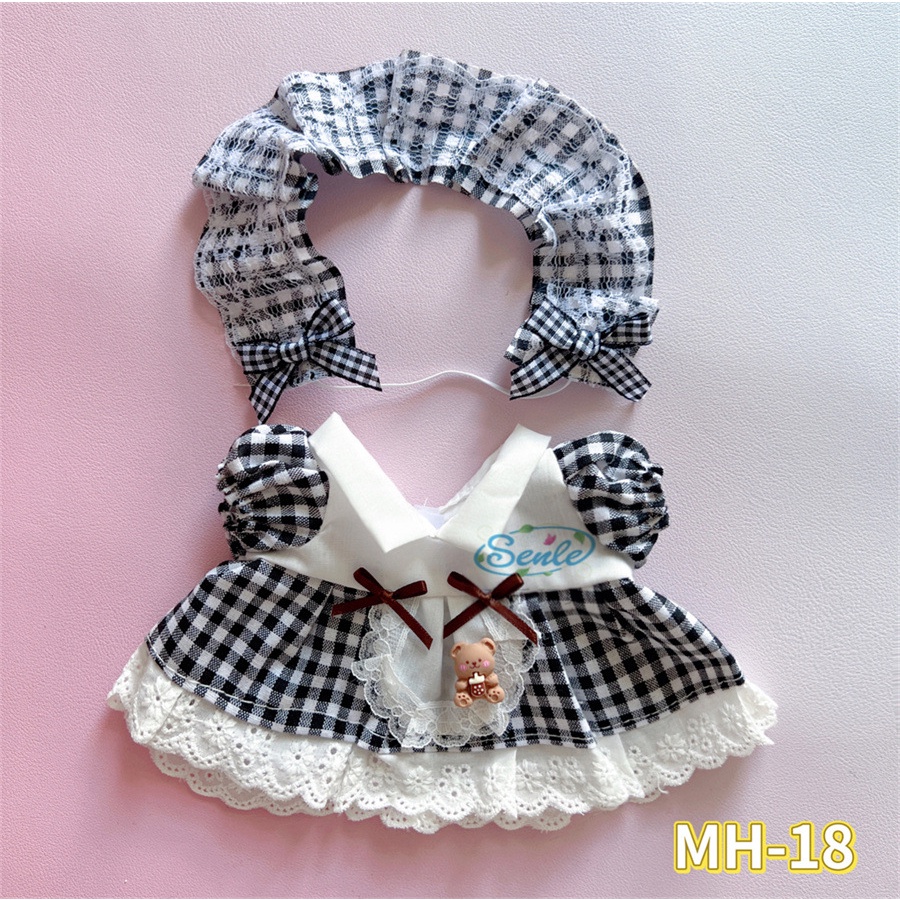 Bộ Quần Áo Cotton Dài 20cm Cho Búp Bê