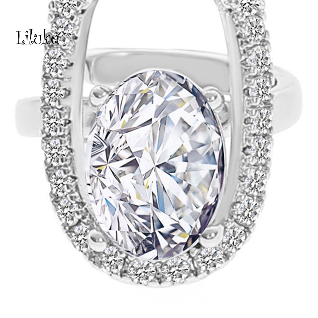 Nhẫn Đính Đá Lấp Lánh Thời Trang Dành Cho Nữ