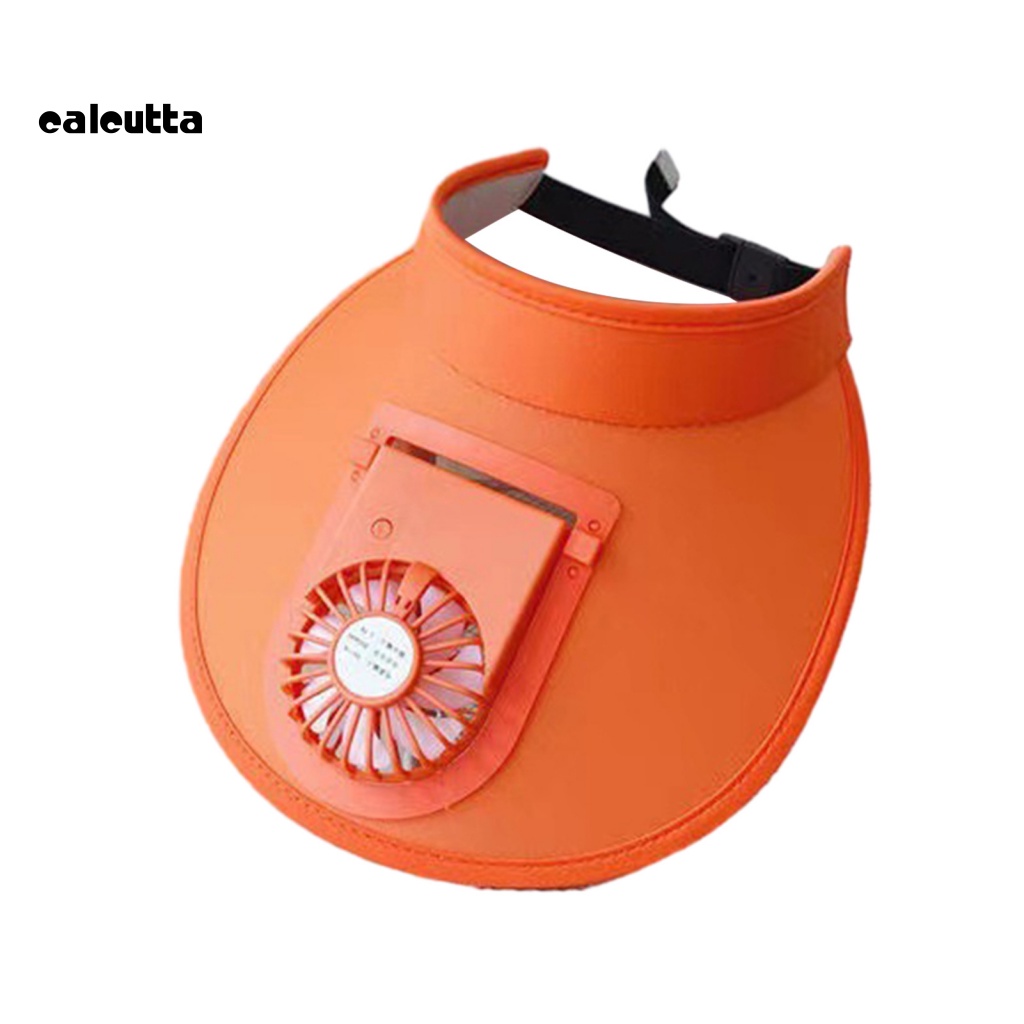 Mũ Chống Nắng Vành Rộng Bằng Polyester Siêu Nhẹ Màu Trơn Tùy Chỉnh 3 Tốc Độ Kèm Quạt Tiện Dụng Mang Theo Du Lịch Dã Ngoại Cho Nữ