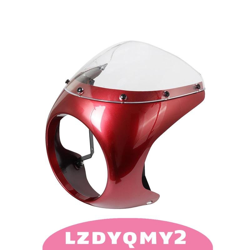 Kính Chắn Gió Bảo Vệ Màn Hình Đèn Pha Thay Thế Cho Xe Mô Tô Cafe Racer