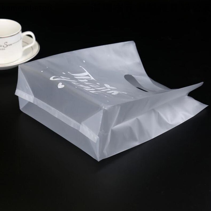 Set 50 Túi Nhựa Đựng Kẹo In Chữ Thank You Độc Đáo