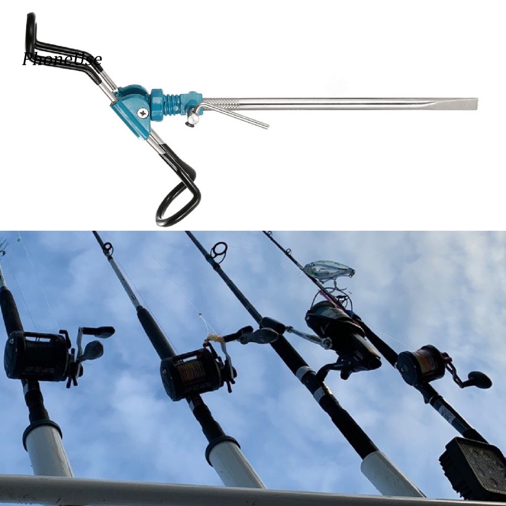 Giá Đỡ Cần Câu Cá Bằng PU Chống Trượt Có Thể Điều Chỉnh Bằng Thép Không Gỉ