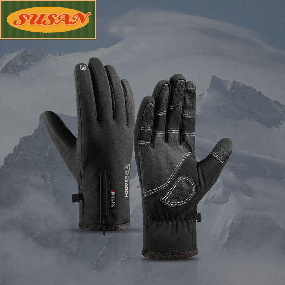 SUSANS Găng Tay Dày Chống Gió Giữ Ấm Có Thể Dùng Màn Hình Cảm Ứng Sự Bảo Vệ
