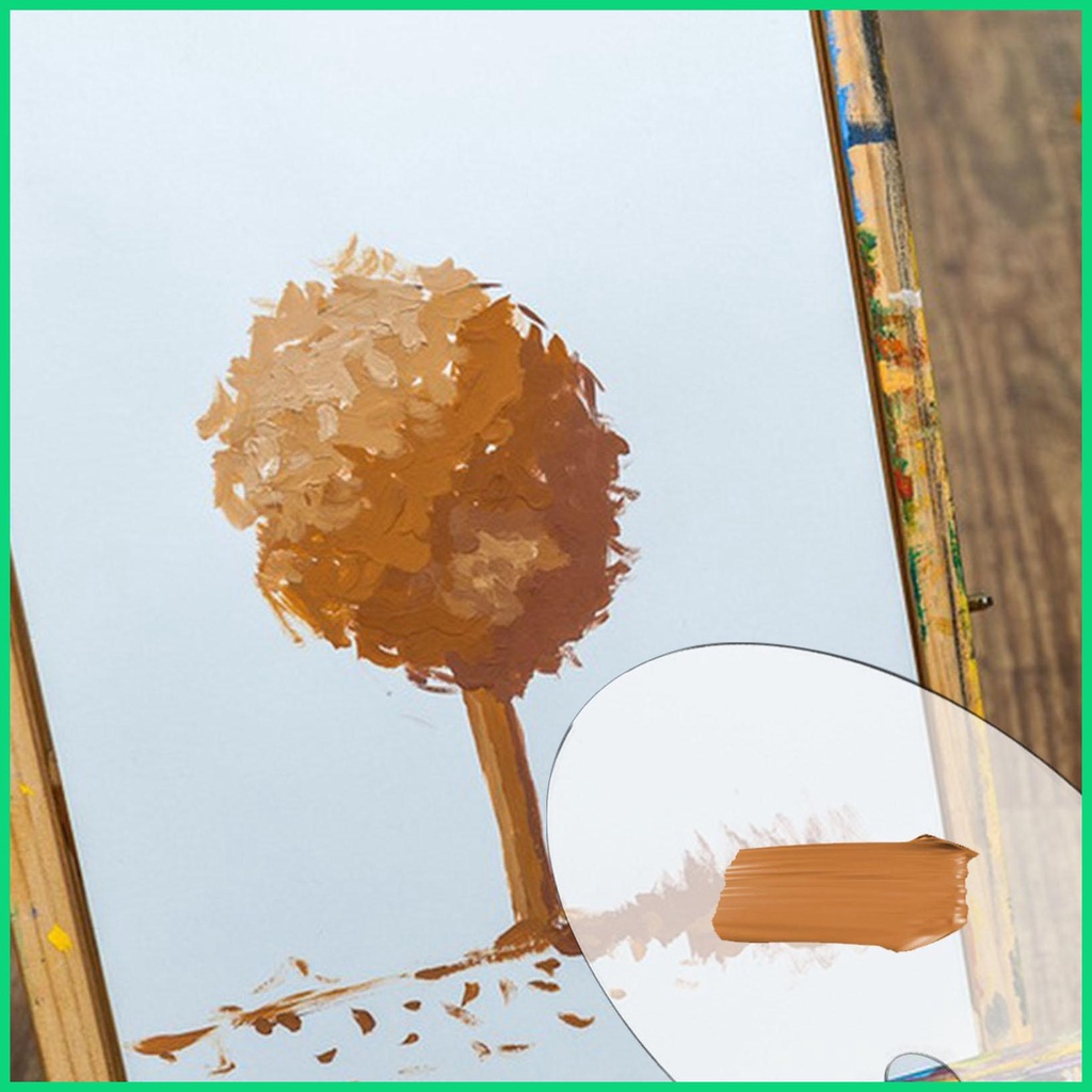 Bộ Dụng Cụ Bảng Pha Màu Bằng Acrylic Trong Suốt Không Dính Kèm Cây Gạt Và Tấm Gạt