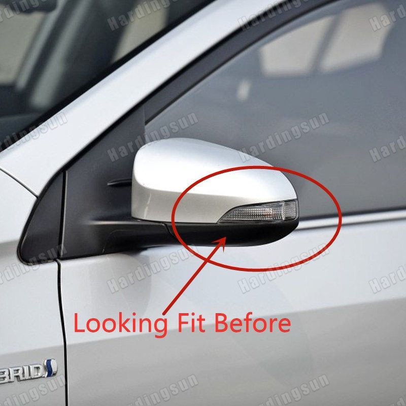 Ốp Gương Chiếu Hậu Bằng Nhựa Màu Chrome Cho Toyota VIOS NCP150 2017 2019 2020 2021