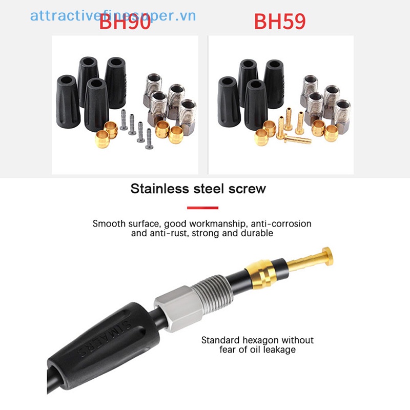 Afs Ống Bơm Dầu Thủy Lực Hình Chữ T Cho Phanh Đĩa Xe Đạp