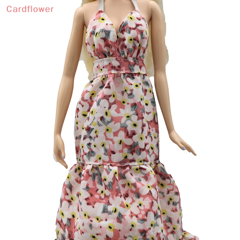 1 Đầm Dây In Hoa Cho Búp Bê Mới