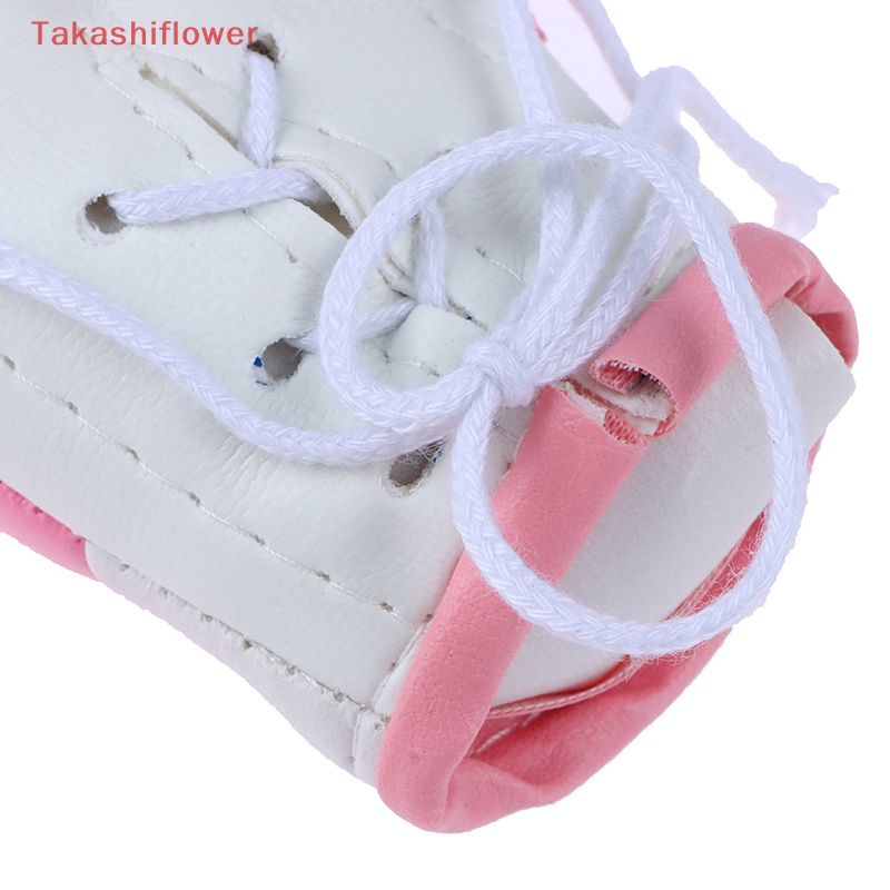 Móc Khóa / Gương / Găng Tay Boxing 10CM DIY Bằng Da Trang Trí Nội Thất Xe Hơi