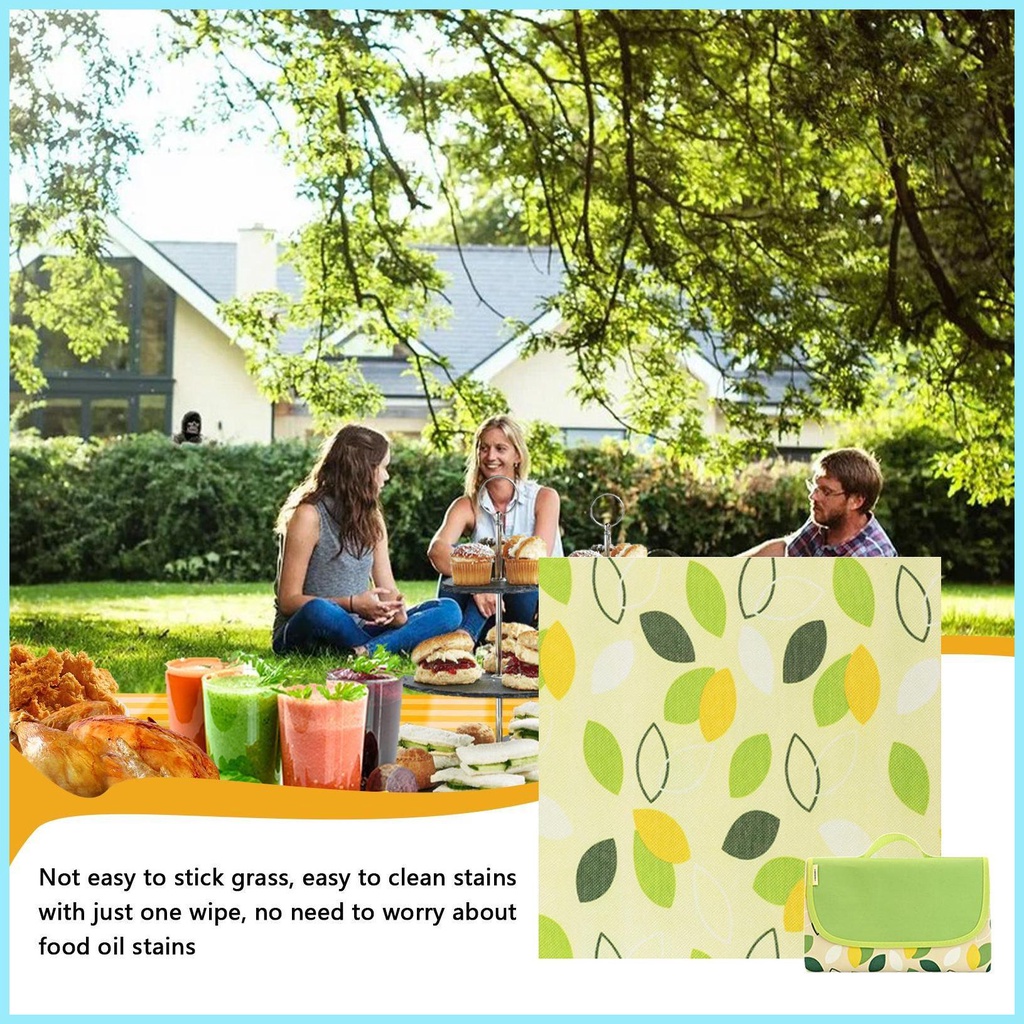 Thảm Trải Dày Dặn Chống Thấm Nước Có Thể Giặt Lại Tiện Dụng Mang Theo Du Lịch Dã Ngoại