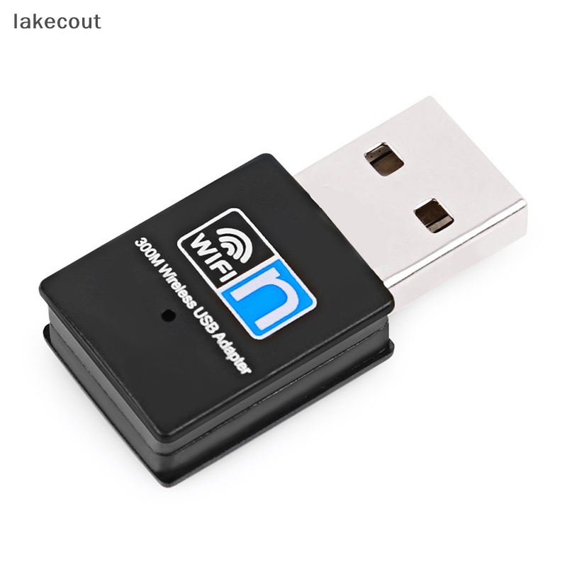 Usb Thu Sóng Wifi Không Dây 300Mbps Cho Máy Tính Để Bàn Laptop Windows 10 / 8 / 7 hye