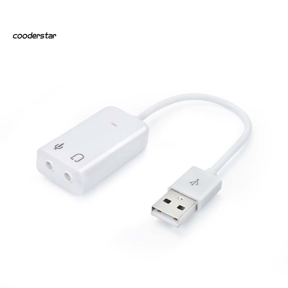 Thẻ Chuyển Đổi Âm Thanh Mạng 3D Cổng USB Kèm Dây Cáp