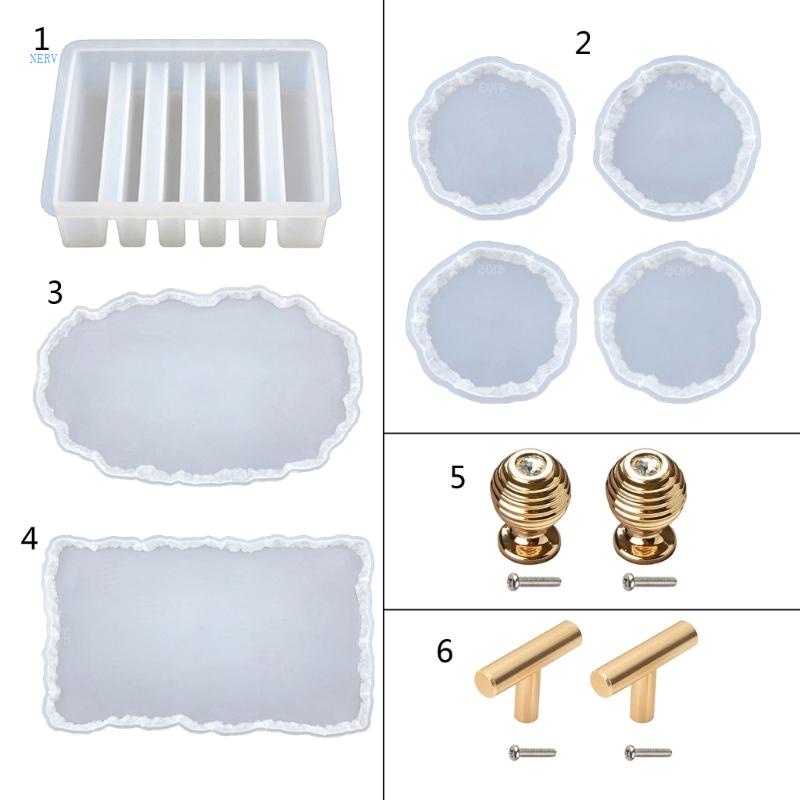 Khuôn Silicone Làm Đế Lót Ly Hình Oval Tiện Dụng