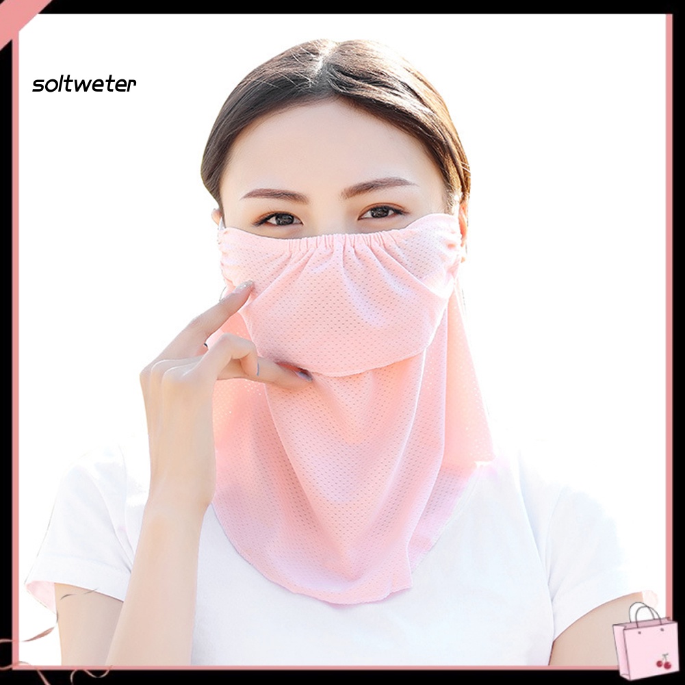 Khăn Choàng Cổ Che Mặt Chống Tia UV Thoáng Khí Thời Trang Cho Nữ