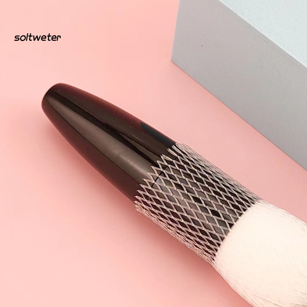 Cọ Trang Điểm Phấn Má Hồng Tay Cầm Ngắn Lông Mềm Thân Thiện Với Da Không Gây Kích Ứng Có Thể Giặt Được