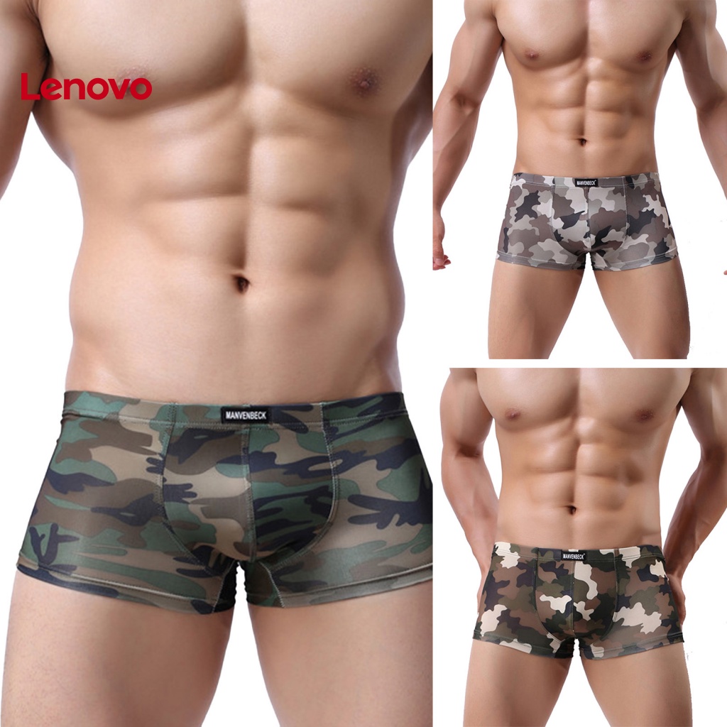 Quần Lót Nam Co Giãn Thấm Hút Mồ Hôi In Họa Tiết Hoa Hướng Dương