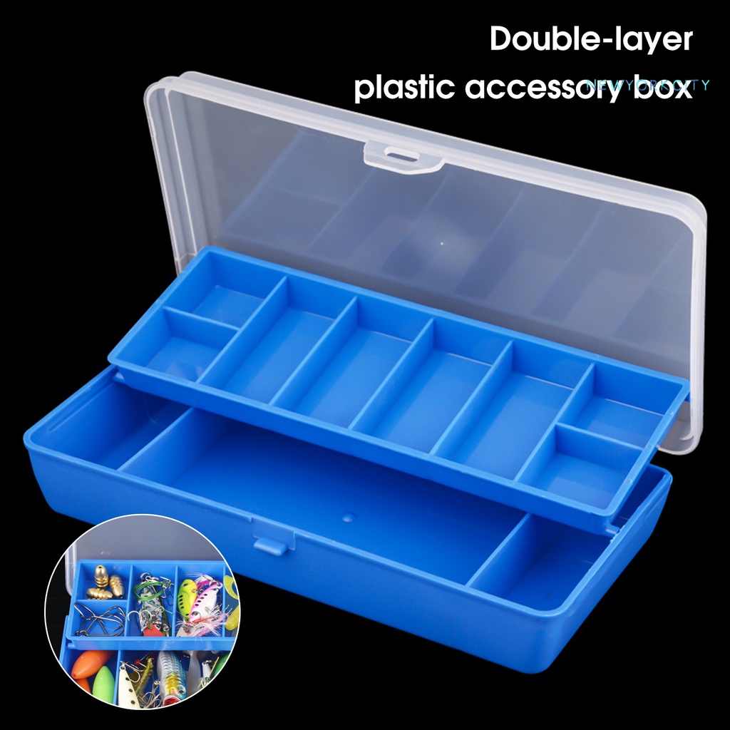 Hộp Đựng Mồi Câu Cá NY-Tough Hai Tầng Gọn Nhẹ