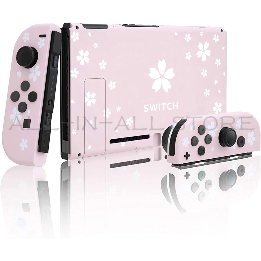 Nintend Switch Cherry Blossoms DIY thay thế Shell Back Plate Joycon Case cho Nintendo Switch Console Controller Accessories