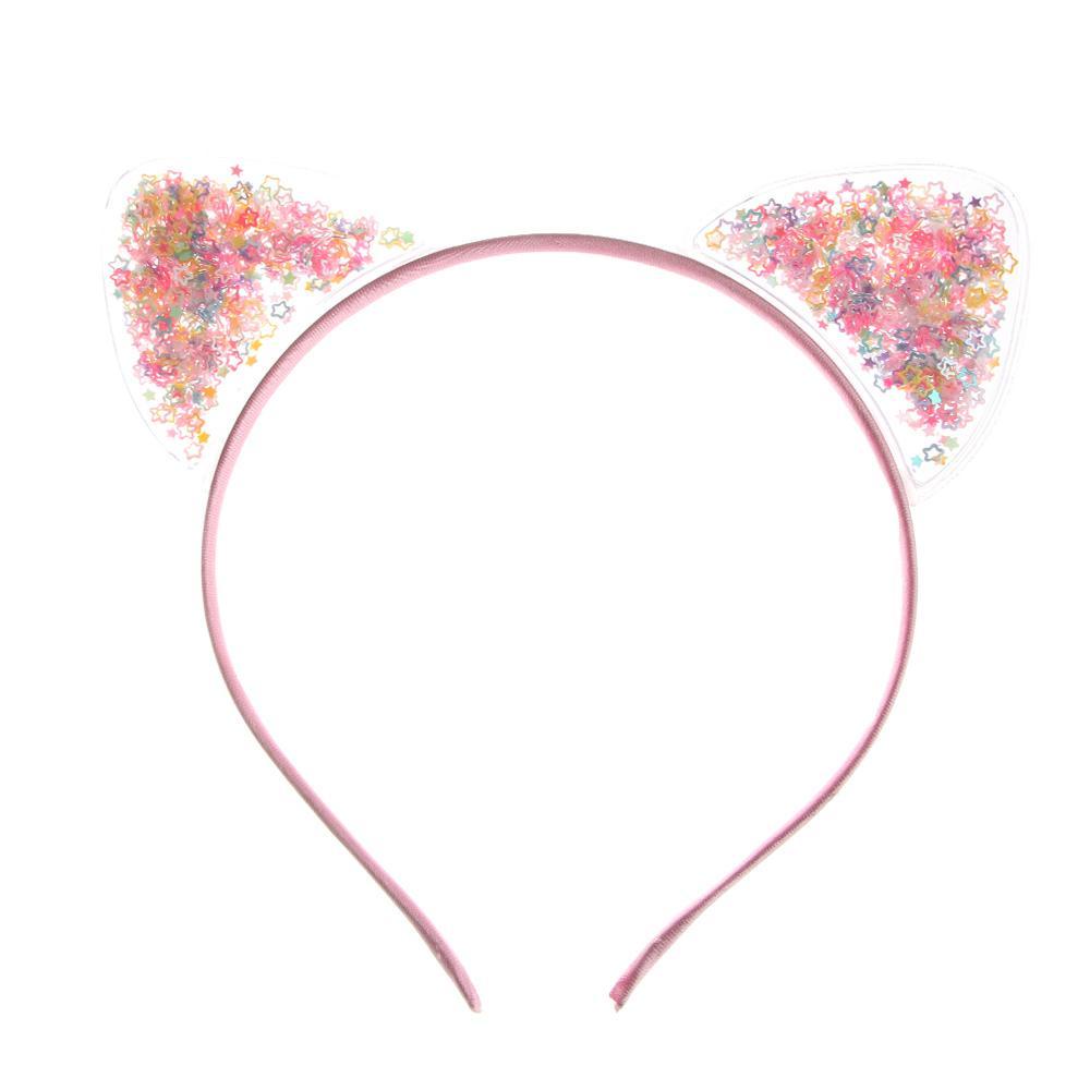 ANEMONE Băng Đô Cài Tóc Đính Kim Sa Lấp Lánh Thời Trang Hàn Quốc