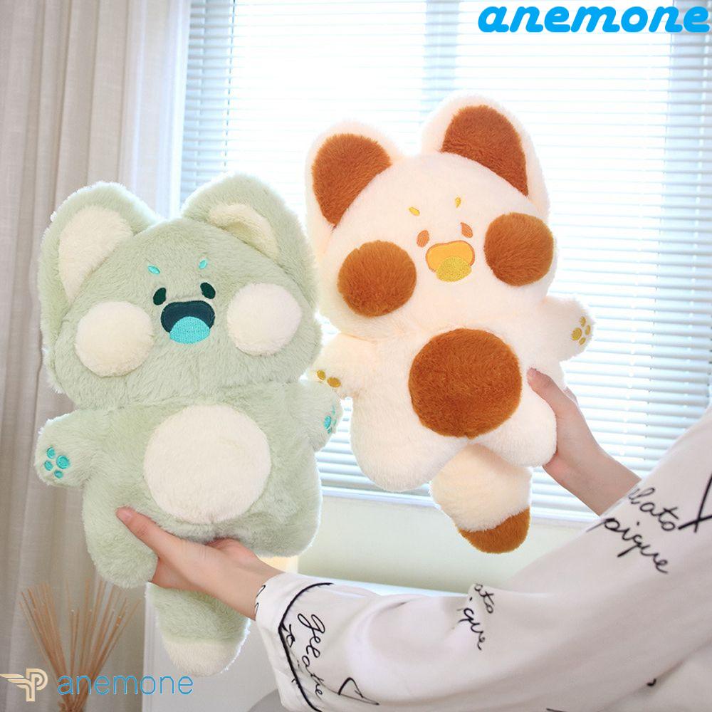 ANEMONE Đồ chơi nhồi bông Hình Mèo Hoạt Hình 23cm Đáng Yêu Trang Trí Nhà Cửa