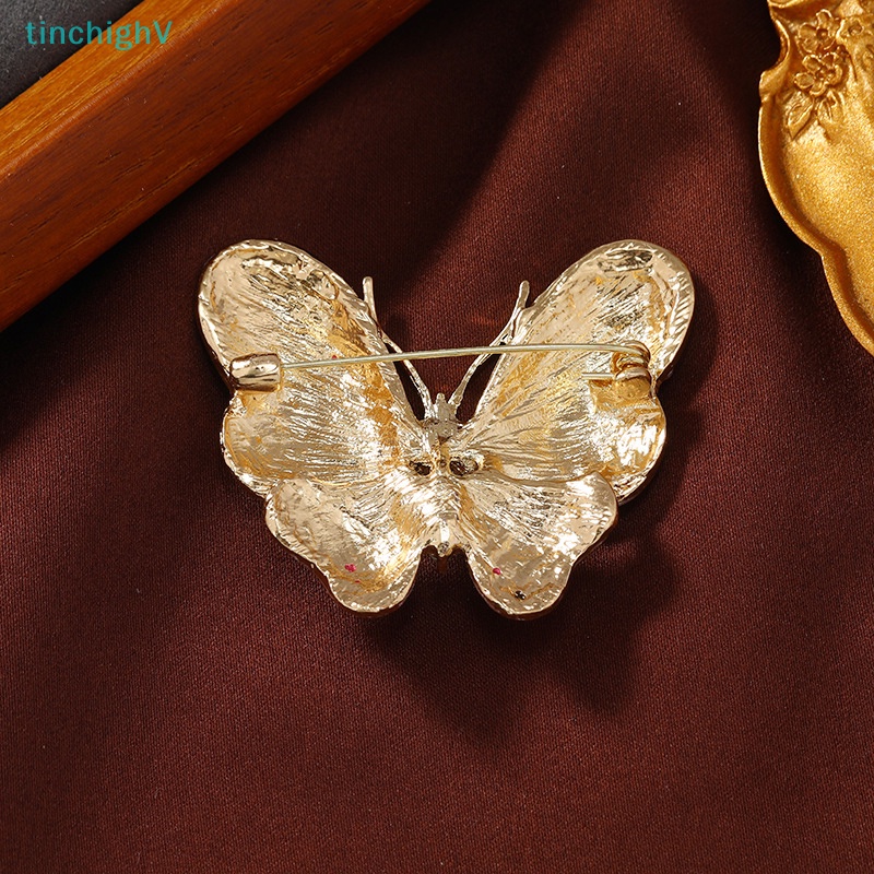 [TinchighV] Ghim Cài Áo Hình Bươm Bướm Đính Đá Nhiều Màu Sắc Thời Trang Dành Cho Văn Phòng Tiệc Tùng [Mới]