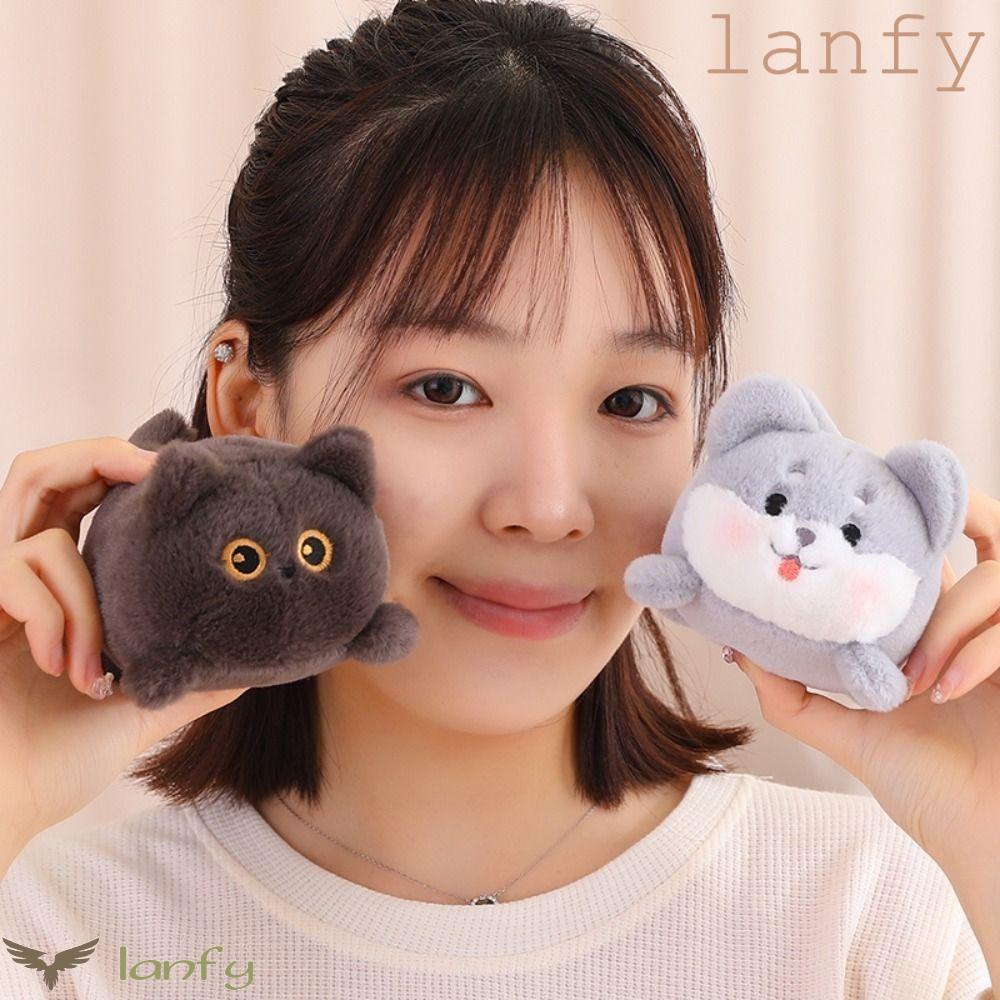 LANFY Thú Nhồi Bông Hình Chó Mèo Dễ Thương 11cm